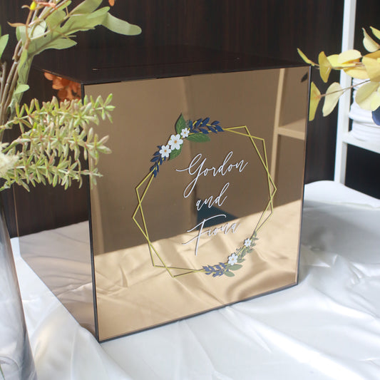 Wedding Angbao Money Box - Wishing Well Bronze Mirror