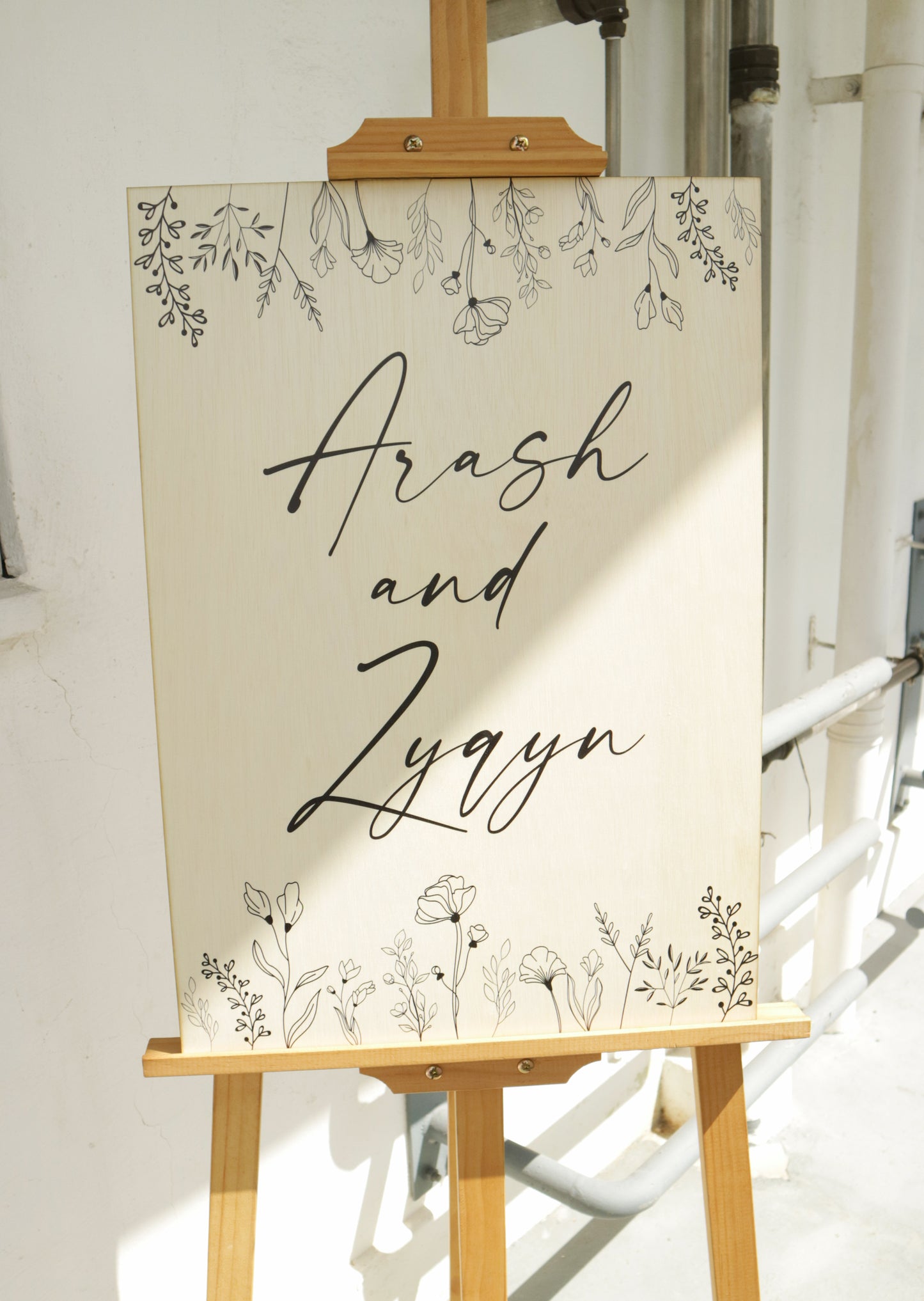 Wedding Sign - Botanical