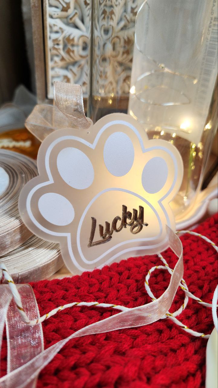 Bauble Ornament - Paw Print