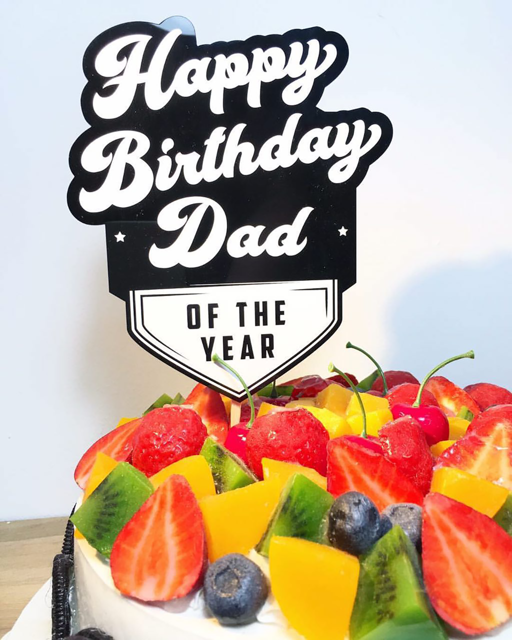 Best Dad Cake Topper - Clik Clok