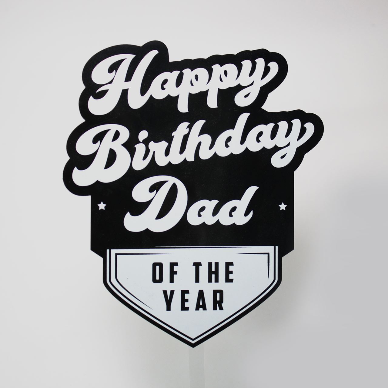 Best Dad Cake Topper - Clik Clok