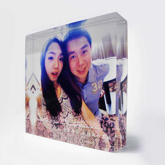 Acrylic Photo Block 150 x 150mm - Clik Clok
