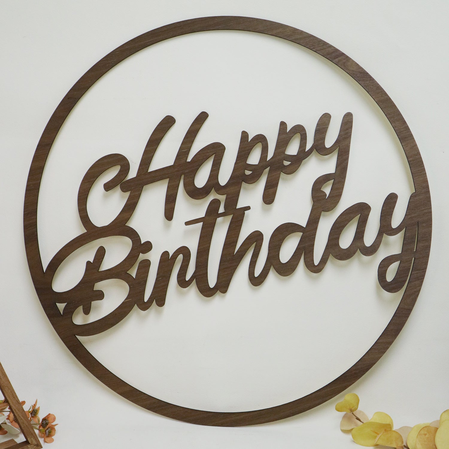 Backdrop Name Sign - Round - Clik Clok