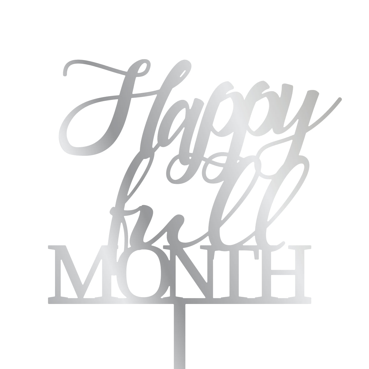 'Happy Full Month' Cake Topper - Clik Clok