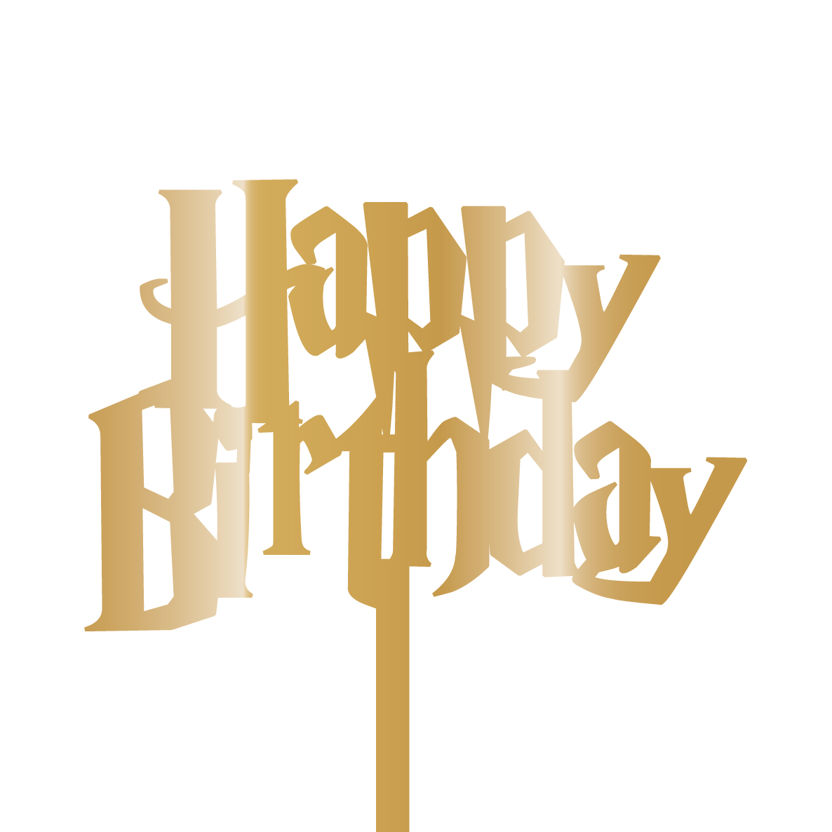 Harry Potter Font Cake Topper - Clik Clok