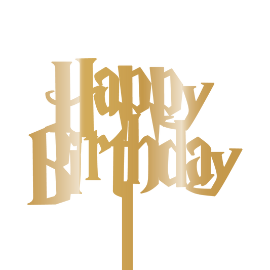 Harry Potter Font Cake Topper - Clik Clok